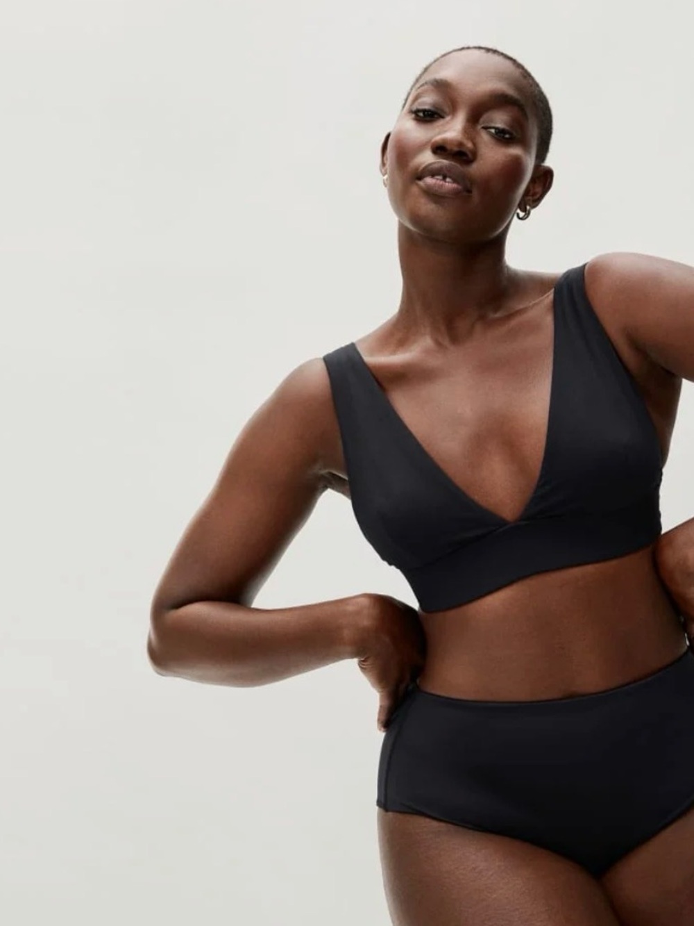 NEW Everlane Triangle Bikini Top